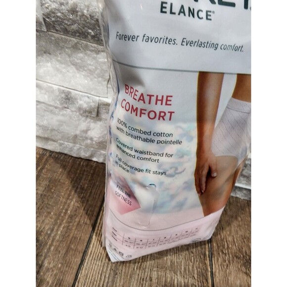 Jockey Womens Underwear Elance Briefs 3 Pack Underwear 100% Cotton Sz 9 XXL - Picture 6 of 8